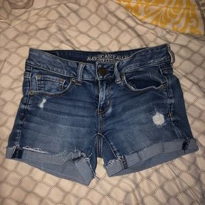 Denim shorts